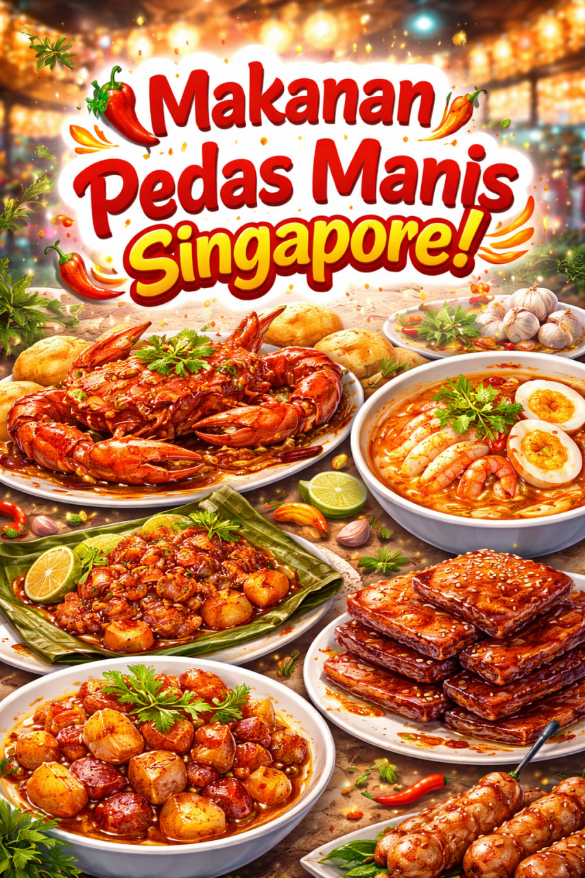 Makanan Pedas Manis dari Singapore yang Bikin Ketagihan