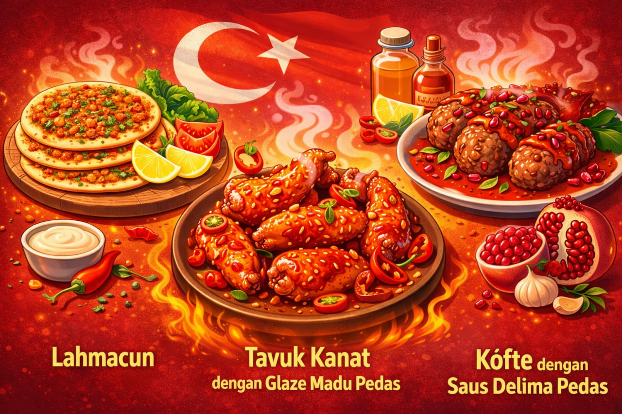 Makanan Pedas Manis yang Jadi Favorit Orang Turki Perpaduan Rasa yang Bikin Nagih
